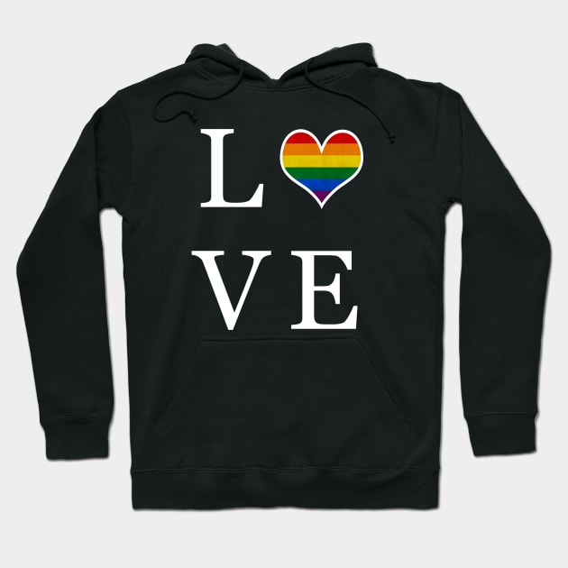 LGBT Gay Pride - LOVE Hoodie by gayprideandpassion